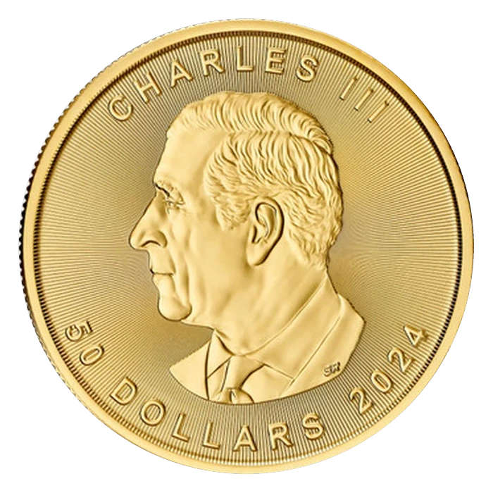 Canadian Gold Maple Leaf obverse