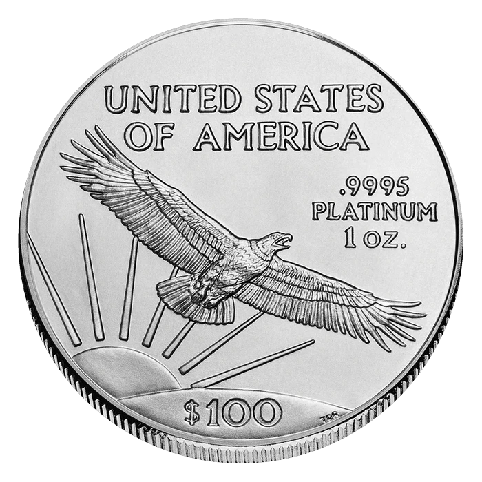 American Platinum Eagle reverse